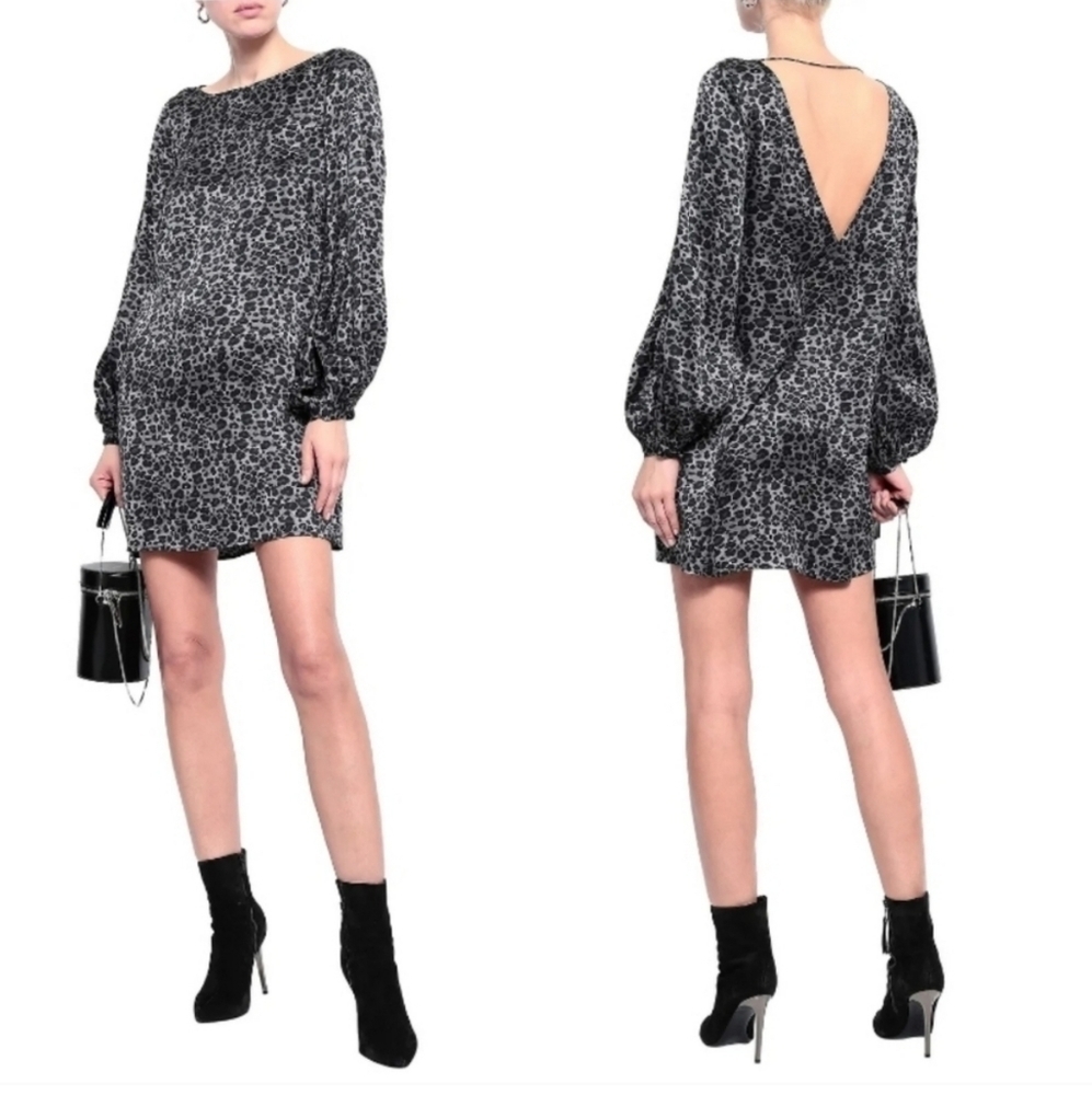 Equipment Femme |NWOT 100% Silk Leopard Slip Dress